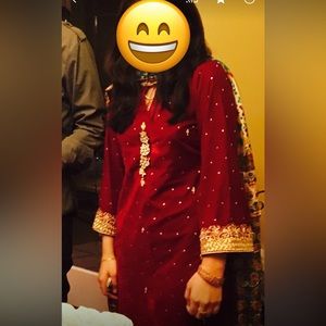 Indian/Pakistani Velvet Dress Party wear
